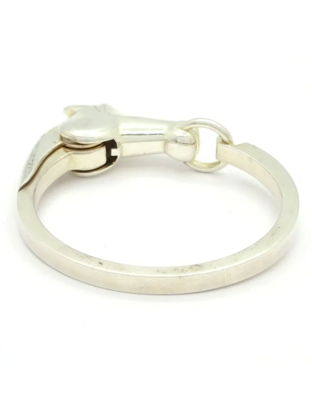 Hermes Bangle Gallop Silver Bracelet